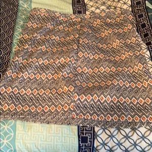 High waist mini skirt